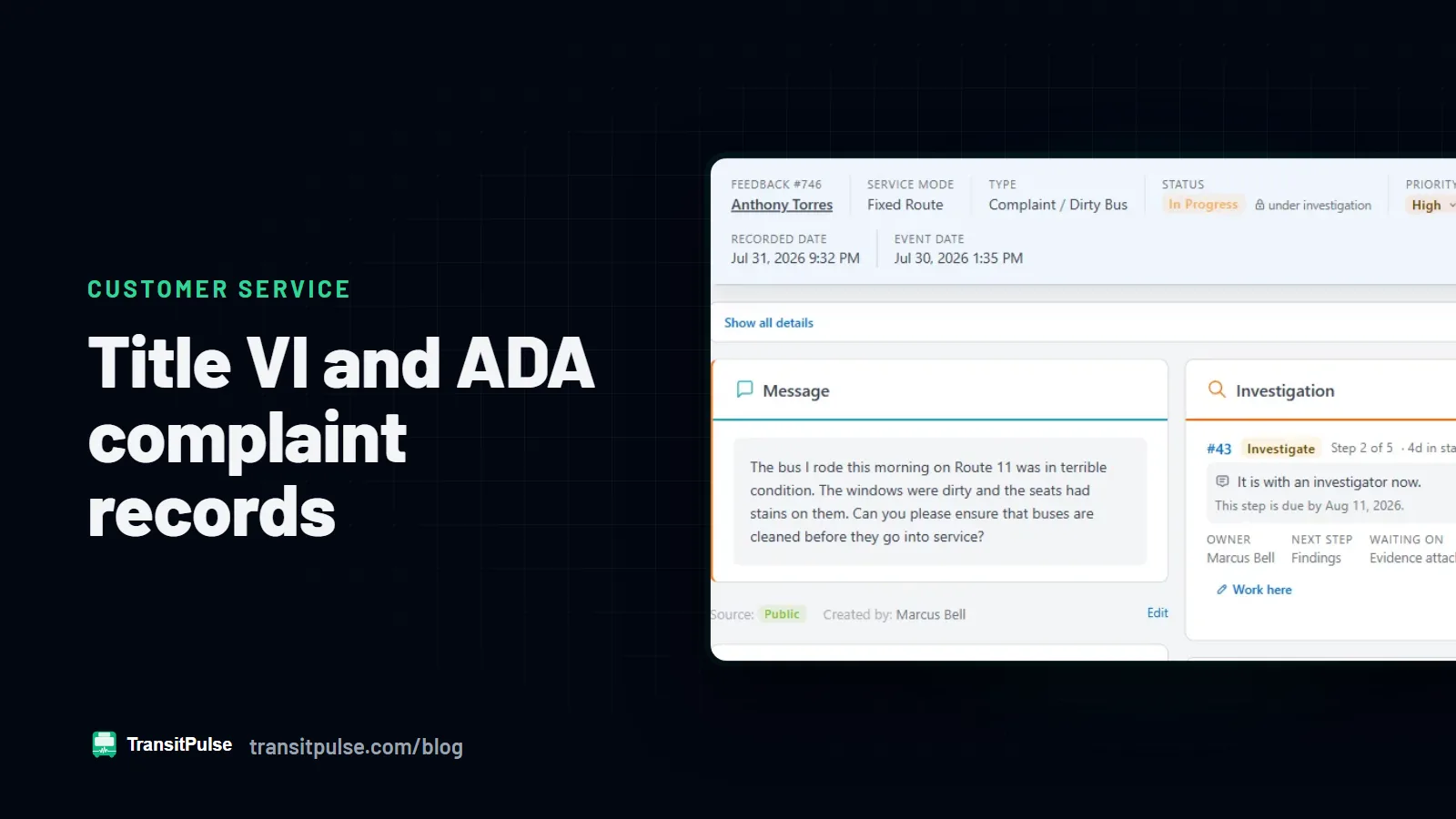 Title VI and ADA Complaints: Keeping Records You Can Stand Behind